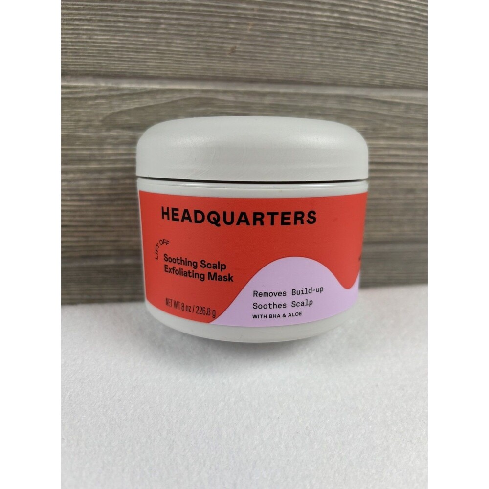 Headquarters Soothing Scalp Exfoliating Mask for Dry Scalp and Hair, Net wt 8 oz